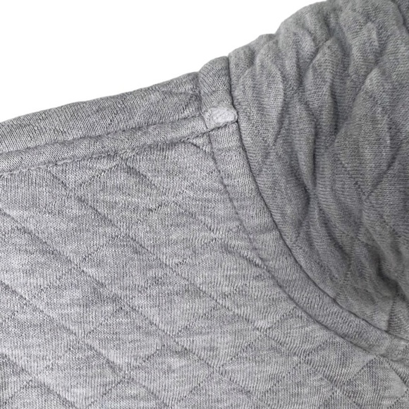 Patagonia Organic Cotton Quilt Snap T Pullover Sweatshirt XS Gray Green - Picture 4 of 11